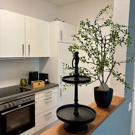 Apartmán Klinik & Kurpark Parkplatz Barrierefreies Boxspringbett Bad Oeynhausen
