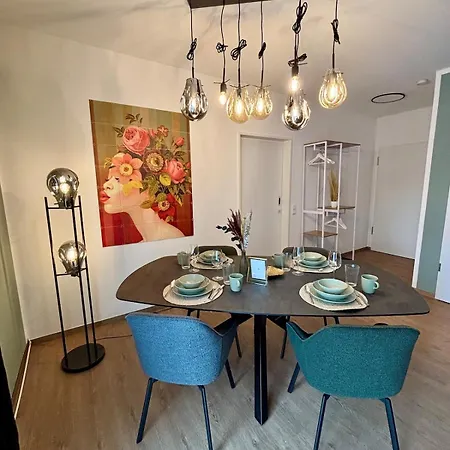 Apartmán Klinik & Kurpark Parkplatz Barrierefreies Boxspringbett Bad Oeynhausen